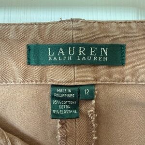 Lauren Ralph Lauren Khakis Cotton Blend Pants